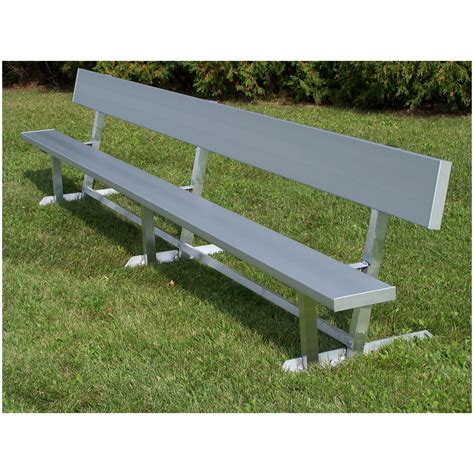 aluminum players bench